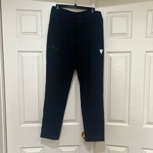 MACRON DELANEY REFEREE Black PANTS BASKETBALL Size Small